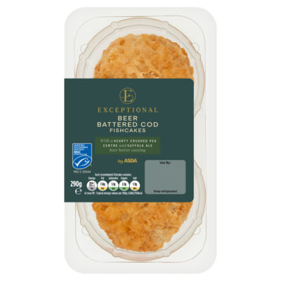 Beer Battered Cod Fishcakes 290g