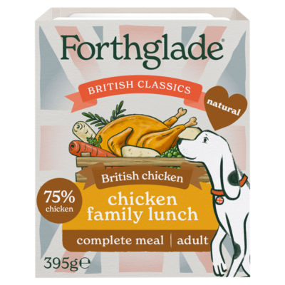 Chicken Family Lunch Complete Grain Free Meal for Adult Dogs 395g thumbnail 2