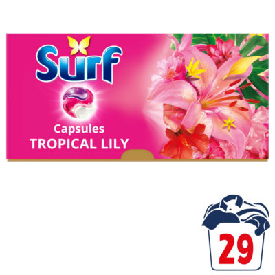3 in 1 Tropical Lily Laundry Washing Detergent Capsules 29 washes