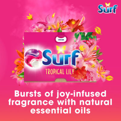 3 in 1 Tropical Lily Laundry Washing Detergent Capsules 29 washes thumbnail 4