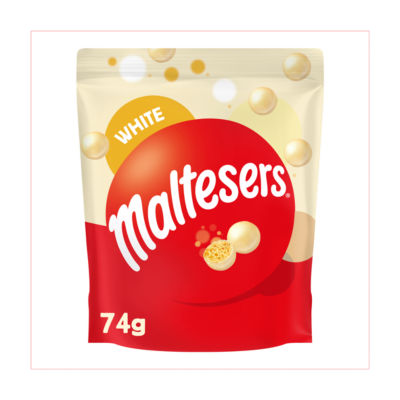 Maltesers Whilte Chocolate & Honeycomb Pouch 74g
