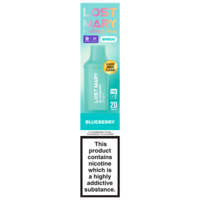 BM600 2 Blueberry Prefilled Pod 20mg/ml thumbnail 2
