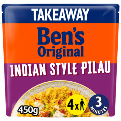 Takeaway Indian Style Pilau Microwave Rice 450g thumbnail 2