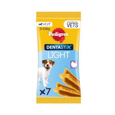 PEDIGREE DentaStix Light Daily Dental Chews Small Dog Treats 7 Dental Sticks