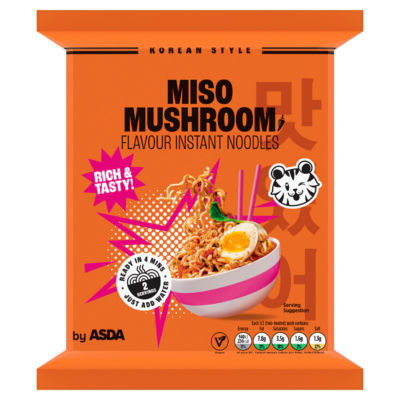 Miso Mushroom Flavour Instant Noodles 100g thumbnail 2