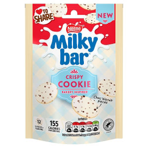 Buttons Crispy Cookie White Chocolate Sharing Bag 86g thumbnail 2