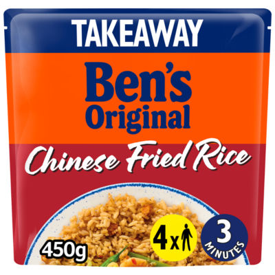 Bens Original Takeaway Chinese Fried Rice Microwave Rice 450g thumbnail 2