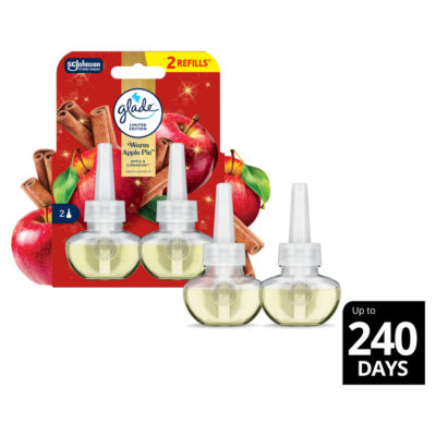 Electric Scented Oil Plug In Twin Refills Warm Apple Pie 2x20ml thumbnail 2