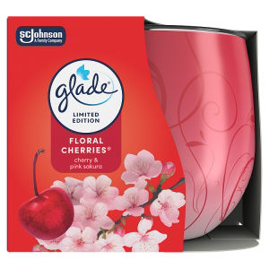 Scented Candle Sleeved Floral Cherries 108g thumbnail 2