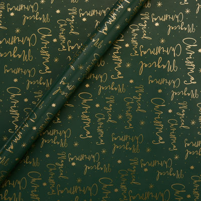 3.5M Wrap - Magical Christmas Text Rollwrap