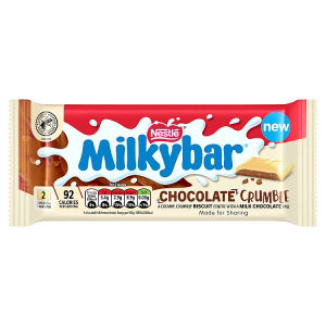 Chocolate Crumble White Chocolate Bar 84g thumbnail 2