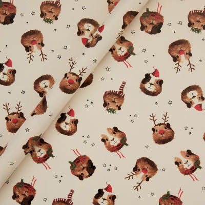 3.5M Guinea Pig Christmas Rollwrap thumbnail 2