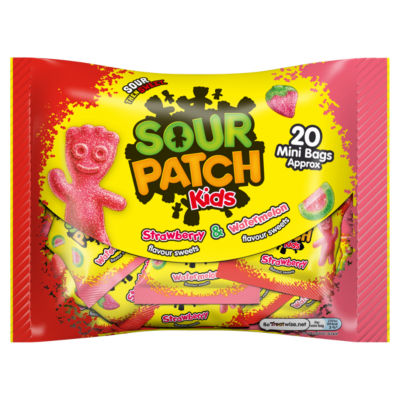 Kids Strawberry and Watermelon Treatsize Sweets Multipack Bag 350g thumbnail 2