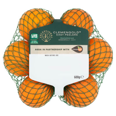 Exceptional by ASDA Clemengold Easy Peelers 600g