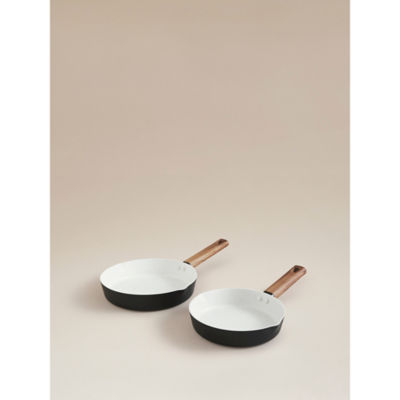 Black Simplicity 2 Piece Frying Pan Set