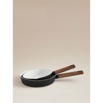 Black Simplicity 2 Piece Frying Pan Set thumbnail 3