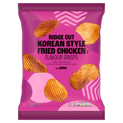 Ridge Cut Korean Style Fried Chicken Flavour Crisps 150g thumbnail 2