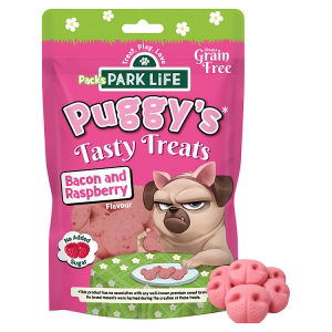 Puggy's Tasty Treats Bacon and Raspberry Flavour