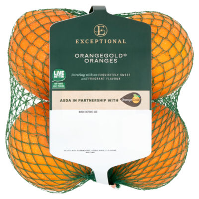 Exceptional by ASDA 4 Orangegold Oranges