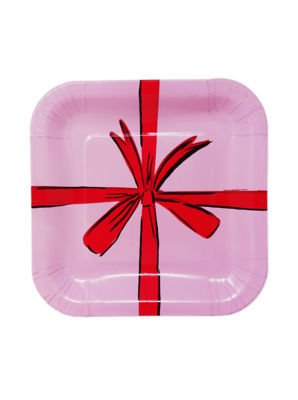 Pink Present Paper Plates thumbnail 2