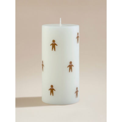 Baked Gingerbread & Spice Pillar Candle thumbnail 3
