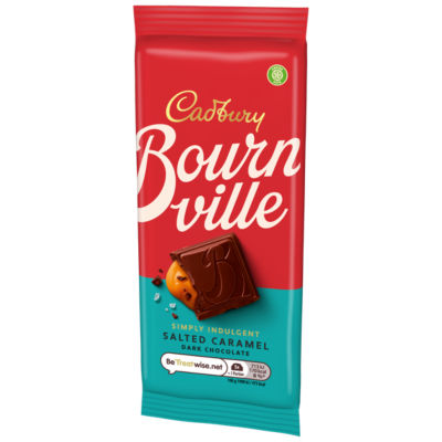 Bournville Salted Caramel Dark Chocolate Bar 110g thumbnail 4