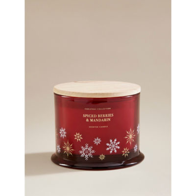Spiced Berries & Mandarin Wooden Lid Candle