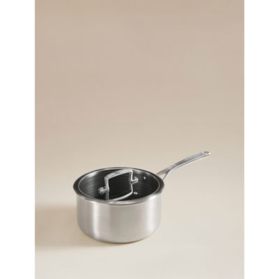 Brushed Stainless Steel Saucepan 20cm thumbnail 2