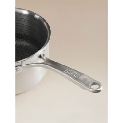 Brushed Stainless Steel Saucepan 20cm thumbnail 3