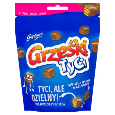 Grześki Tyci Mini Wafers in Dark Chocolate 120g thumbnail 2