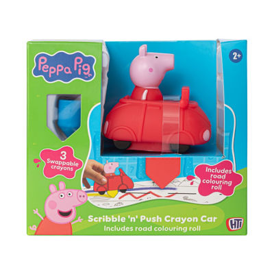 Scribble N Push Crayon Car