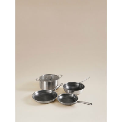 4pc Stainless Steel Pan Set thumbnail 2