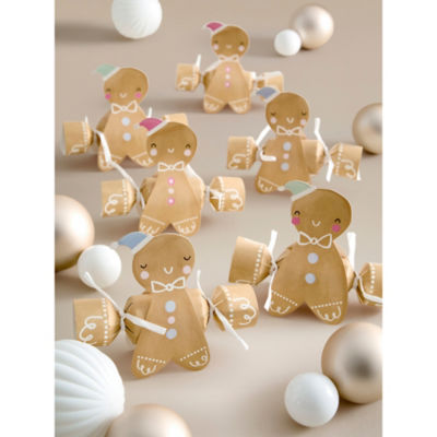 Premium Gingerbread Christmas Crackers - Set of 6 thumbnail 2