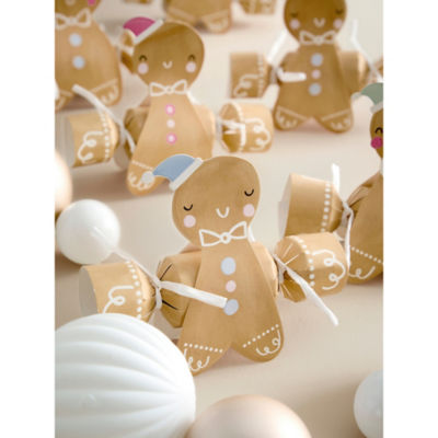 Premium Gingerbread Christmas Crackers - Set of 6 thumbnail 3