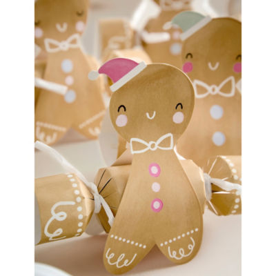 Premium Gingerbread Christmas Crackers - Set of 6 thumbnail 4