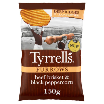 Furrows Beef Brisket & Black Peppercorn Sharing Crisps 150g thumbnail 2