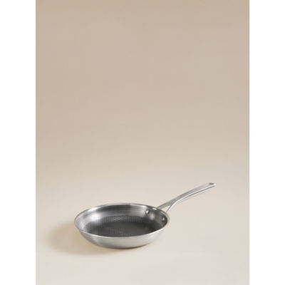 Brushed Stainless Steel Frying Pan 25cm thumbnail 2