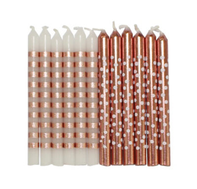 Rose Gold Candles