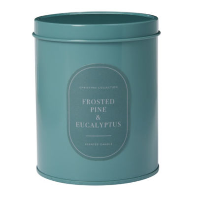 Frosted Pine & Eucalyptus Tin Candle