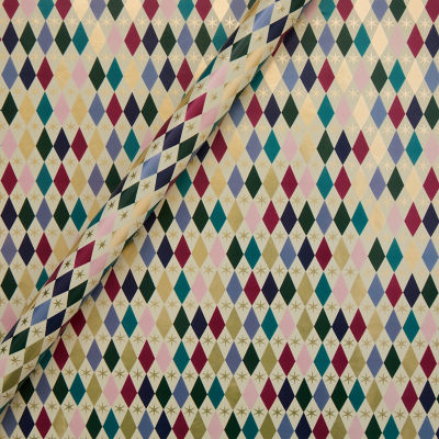 3.5M Harlequin Christmas Rollwrap thumbnail 2