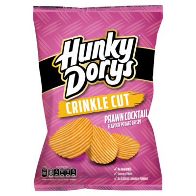 Crinkle Cut Prawn Cocktail Flavour Potato Crisps 130g