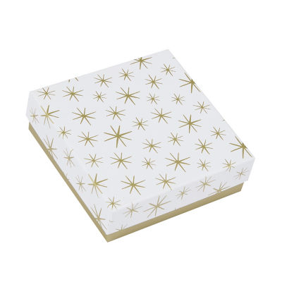 White And Gold Small Gift Box thumbnail 2