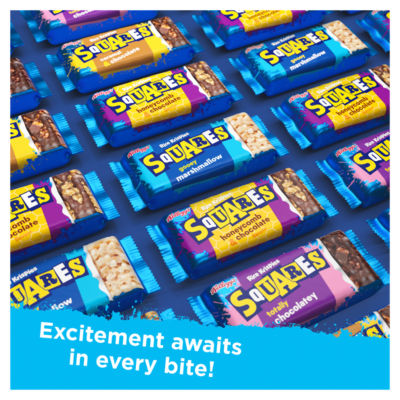 Rice Krispies Squares Honeycomb &&nbsp;Chocolate flavour Cereal Bars, 4x33g thumbnail 4