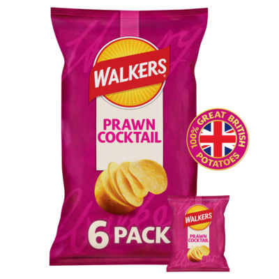 Prawn Cocktail Multipack Crisps 6 x 25g thumbnail 2