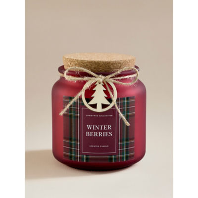 Tartan Red Candle thumbnail 2