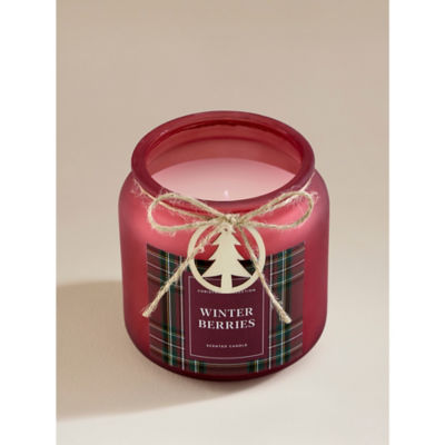 Tartan Red Candle thumbnail 3