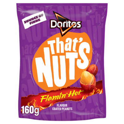 That’s Nuts Doritos Flamin’ Hot Sharing Coated Peanuts 160g