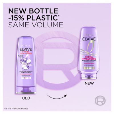 L’Oréal Paris Elvive Hydra Hyaluronic Moisture Locking Conditioner, for Dry & Dehydrated Hair, 300ml thumbnail 3