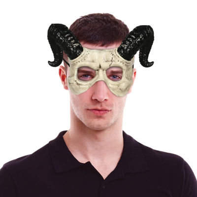Ram Halloween Half Mask
