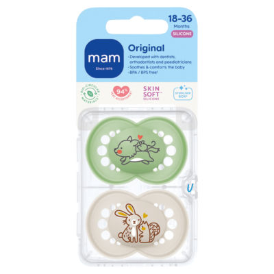 ORIGINAL 18-36M SOOTHER 2PK